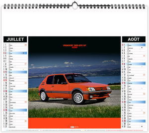 Calendrier illustré personnalisé Moteur 2027 10