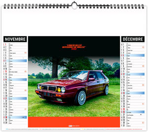 Calendrier illustré personnalisé Moteur 2027 12