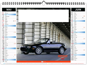 Calendrier illustré personnalisé Moteur 2027 3