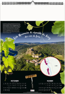 Calendrier illustré personnalisé Petites Appellations Viticoles de France 2027 6