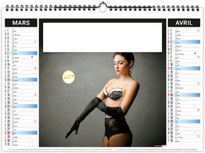 Calendrier illustré personnalisé Push Up 2027 2