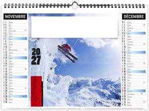 Calendrier illustré personnalisé Sports 2027 6