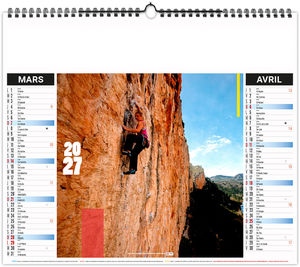 Calendrier illustré personnalisé Sports 2027 8