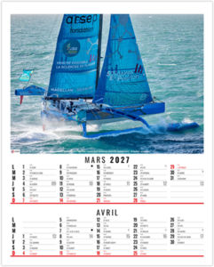 Calendrier illustré personnalisé Thomas 2027 2