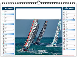 Calendrier illustré personnalisé Tribord 2027 1