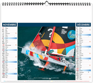 Calendrier illustré personnalisé Tribord 2027 12