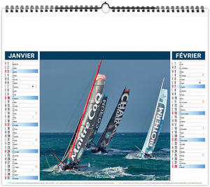 Calendrier illustré personnalisé Tribord 2027 7