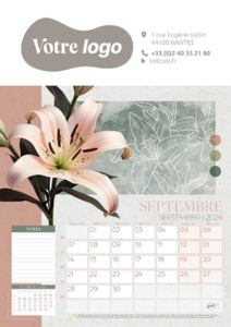 Calendrier Illustré Publicitaire - Survol 1