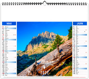 Calendrier illustré publicitaire Corse 2027 9