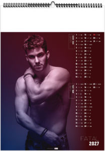 Calendrier illustré publicitaire Fatal 2027 3