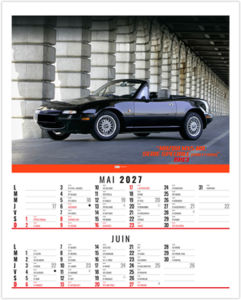 Calendrier illustré publicitaire Gilles 2027 3