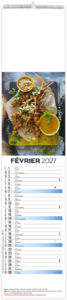 Calendrier illustré publicitaire Goûts 2027 1