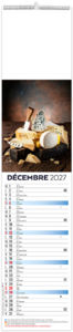 Calendrier illustré publicitaire Goûts 2027 11