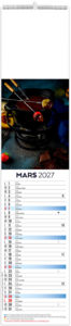 Calendrier illustré publicitaire Goûts 2027 2
