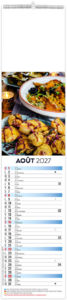 Calendrier illustré publicitaire Goûts 2027 7