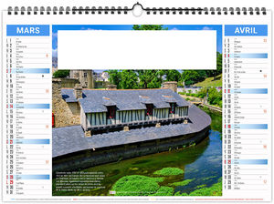 Calendrier illustré publicitaire Héritage 2027 2