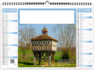 Calendrier illustré publicitaire Héritage 2027 5