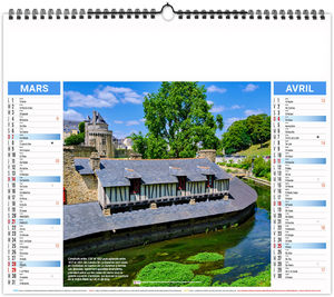 Calendrier illustré publicitaire Héritage 2027 8