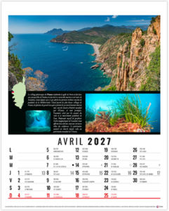 Calendrier illustré publicitaire Hubert 2027 4