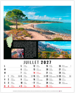 Calendrier illustré publicitaire Hubert 2027 7