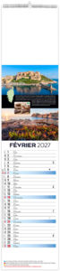 Calendrier illustré publicitaire Île 2027 1