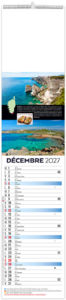 Calendrier illustré publicitaire Île 2027 11