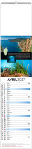 Calendrier illustré publicitaire Île 2027 3