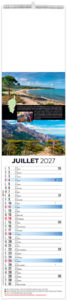 Calendrier illustré publicitaire Île 2027 6