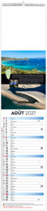 Calendrier illustré publicitaire Île 2027 7