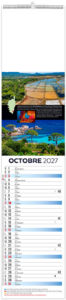 Calendrier illustré publicitaire Île 2027 9