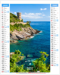Calendrier illustré publicitaire Léa 2027 1