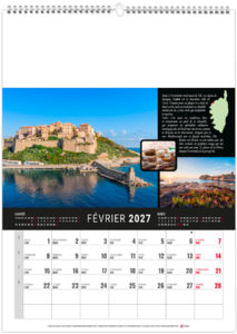 Calendrier illustré publicitaire Maquis 2027 1