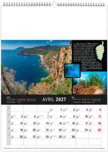 Calendrier illustré publicitaire Maquis 2027 3