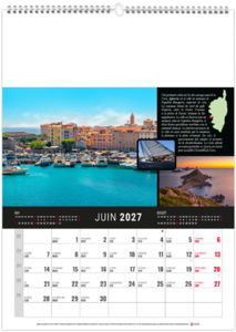 Calendrier illustré publicitaire Maquis 2027 5