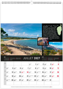 Calendrier illustré publicitaire Maquis 2027 6