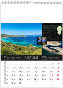 Calendrier illustré publicitaire Maquis 2027 7