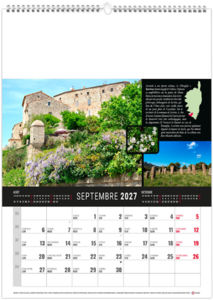 Calendrier illustré publicitaire Maquis 2027 8