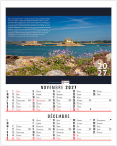 Calendrier illustré publicitaire Matisse 2027 6