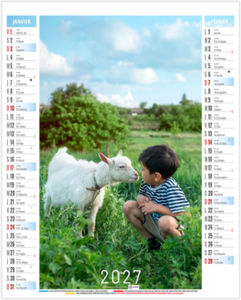 Calendrier illustré publicitaire Mattéo 2027 1