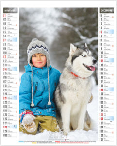 Calendrier illustré publicitaire Mattéo 2027 6