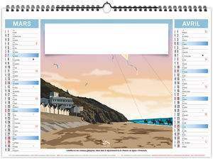 Calendrier illustré publicitaire Néo Rétro 2027 2