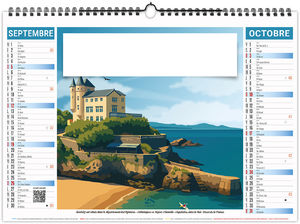 Calendrier illustré publicitaire Néo Rétro 2027 5