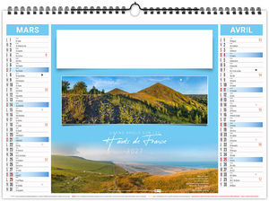 Calendrier illustré publicitaire Panorama 2027 2