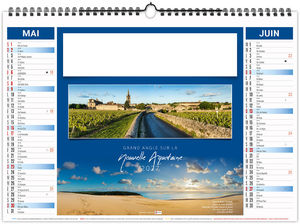 Calendrier illustré publicitaire Panorama 2027 3
