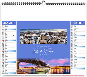 Calendrier illustré publicitaire Panorama 2027 7