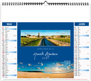 Calendrier illustré publicitaire Panorama 2027 9