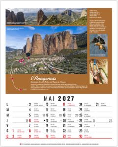 Calendrier illustré publicitaire Romain 2027 5