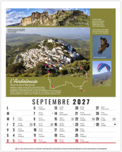 Calendrier illustré publicitaire Romain 2027 9