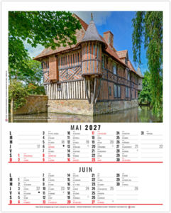 Calendrier illustré publicitaire Romy 2027 3