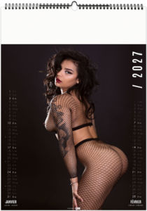 Calendrier illustré publicitaire Tentation 2027 2